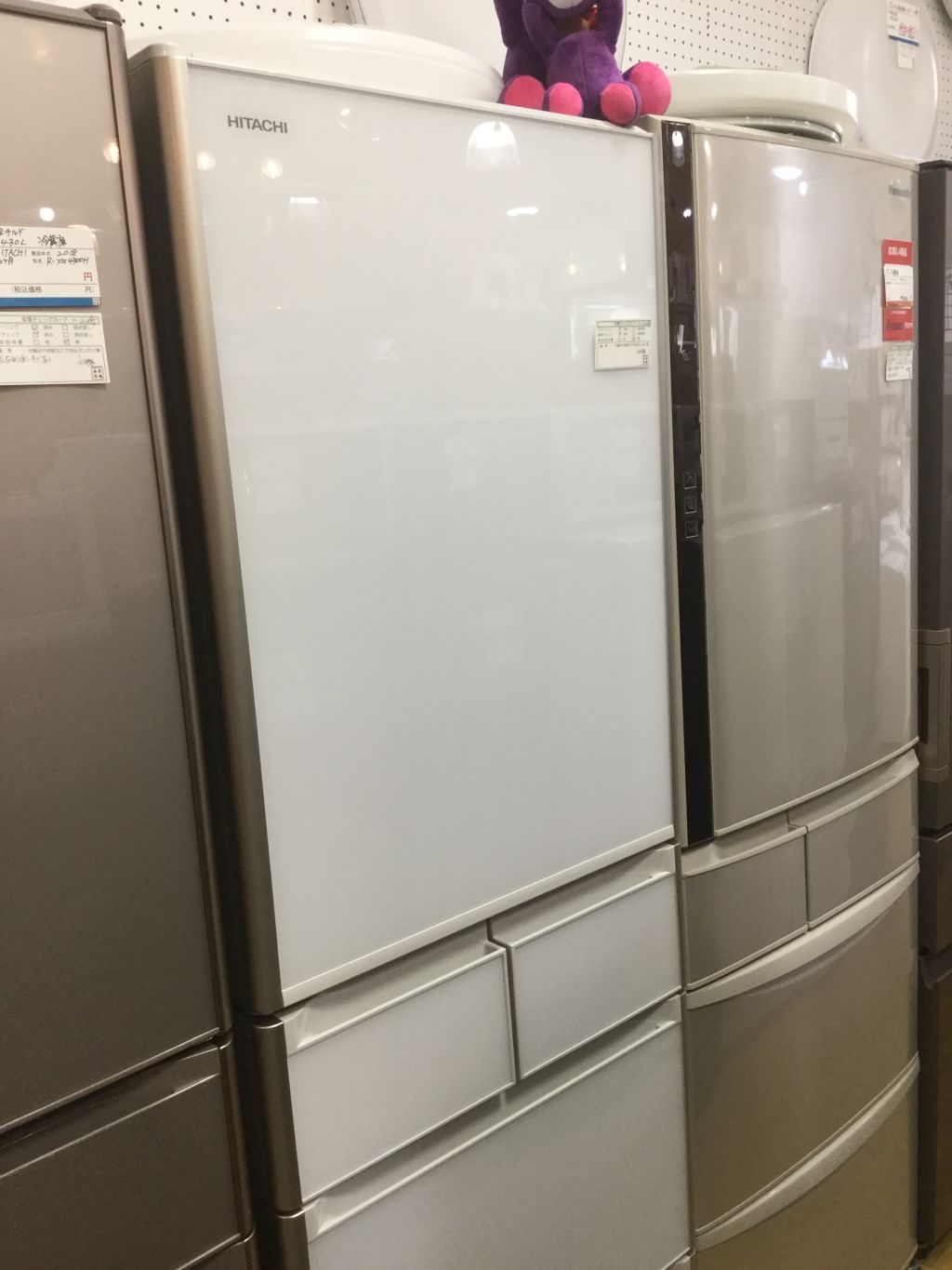 保証付 日立 冷凍冷蔵庫 R-S5000HEL 2018年製 真空チルド 左開き 