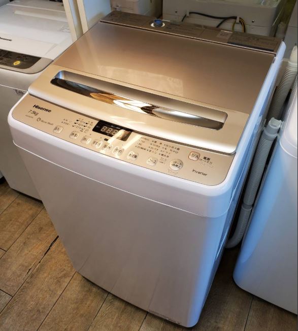 Hisense ハイセンス 7 5 洗濯機 19年製 全自動洗濯機 買取しました 愛知と岐阜のリサイクルショップ 再良市場