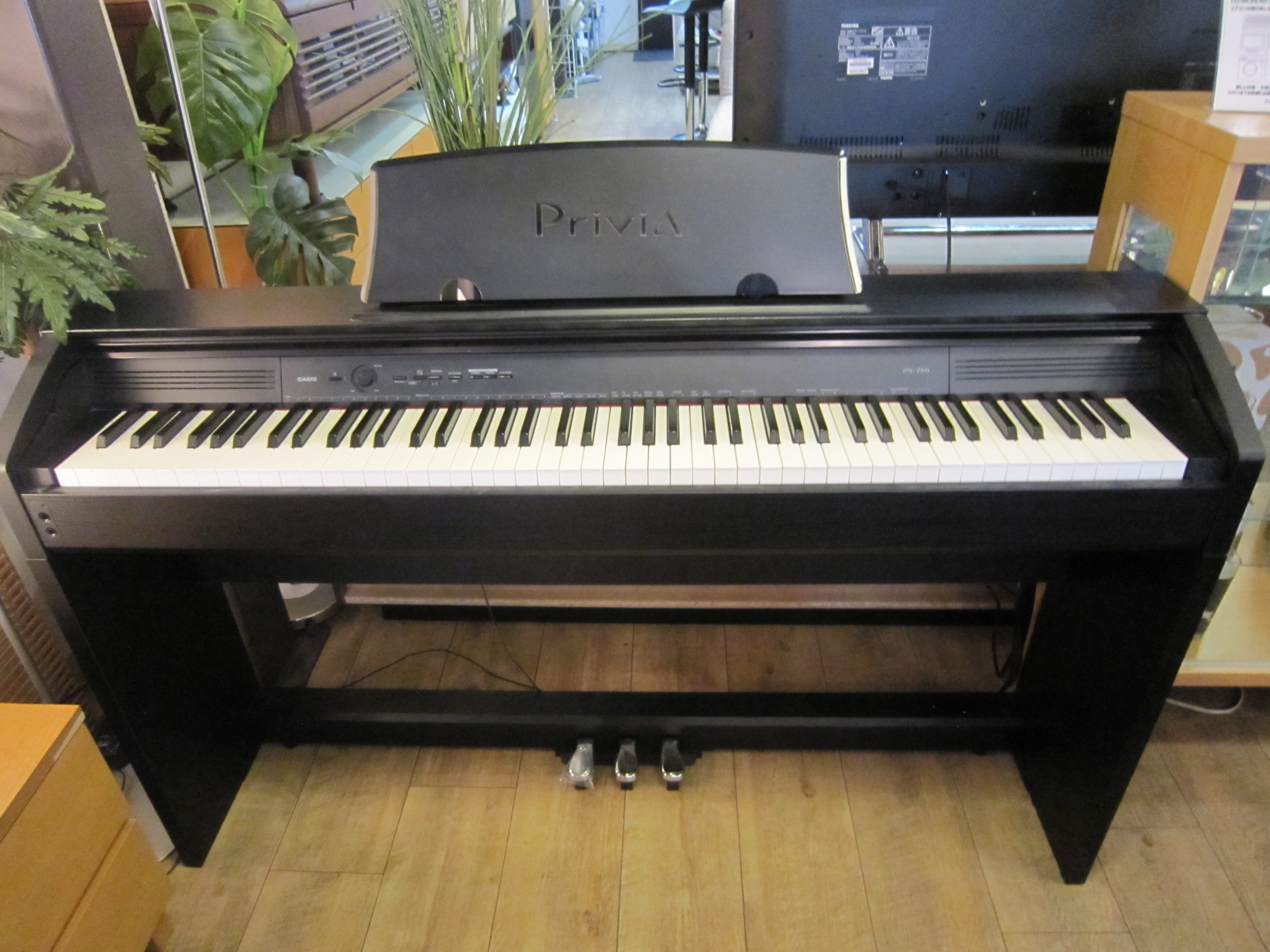 CASIO Privia 電子ピアノ(PX-750)2013年製 買取しました。 | 愛知と