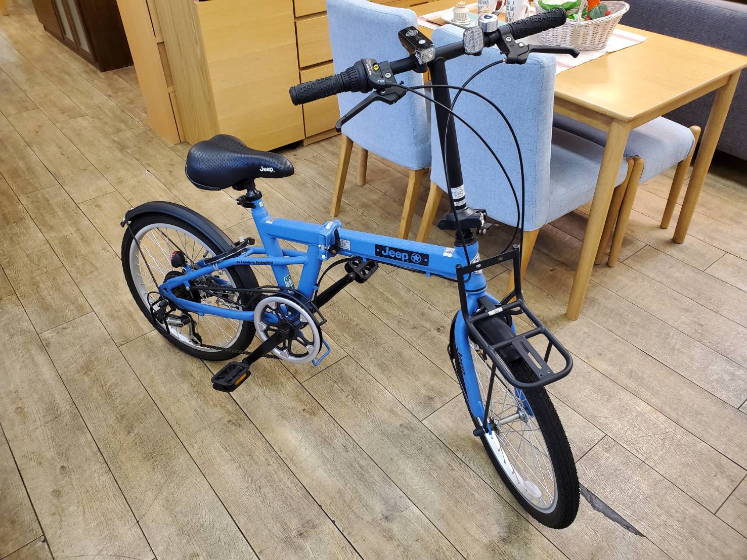 Pixel 折り畳み自転車 青色 - 自転車