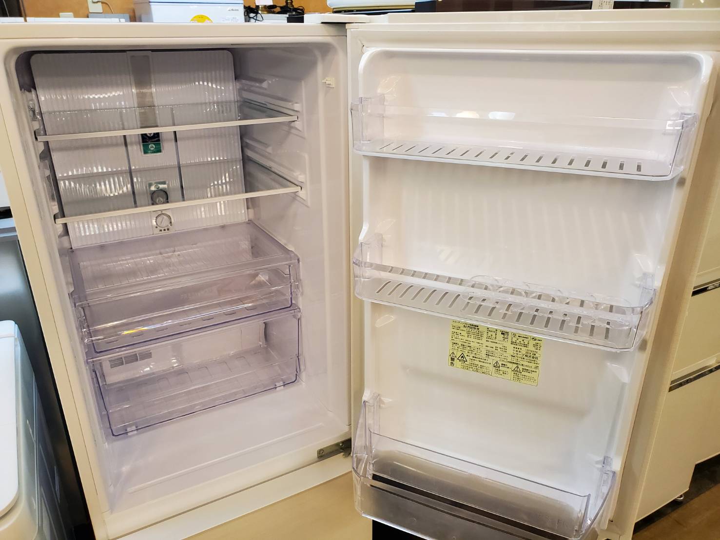 冷蔵庫シャープ ノンフロン冷凍冷蔵庫 2018年製 271L - 冷蔵庫