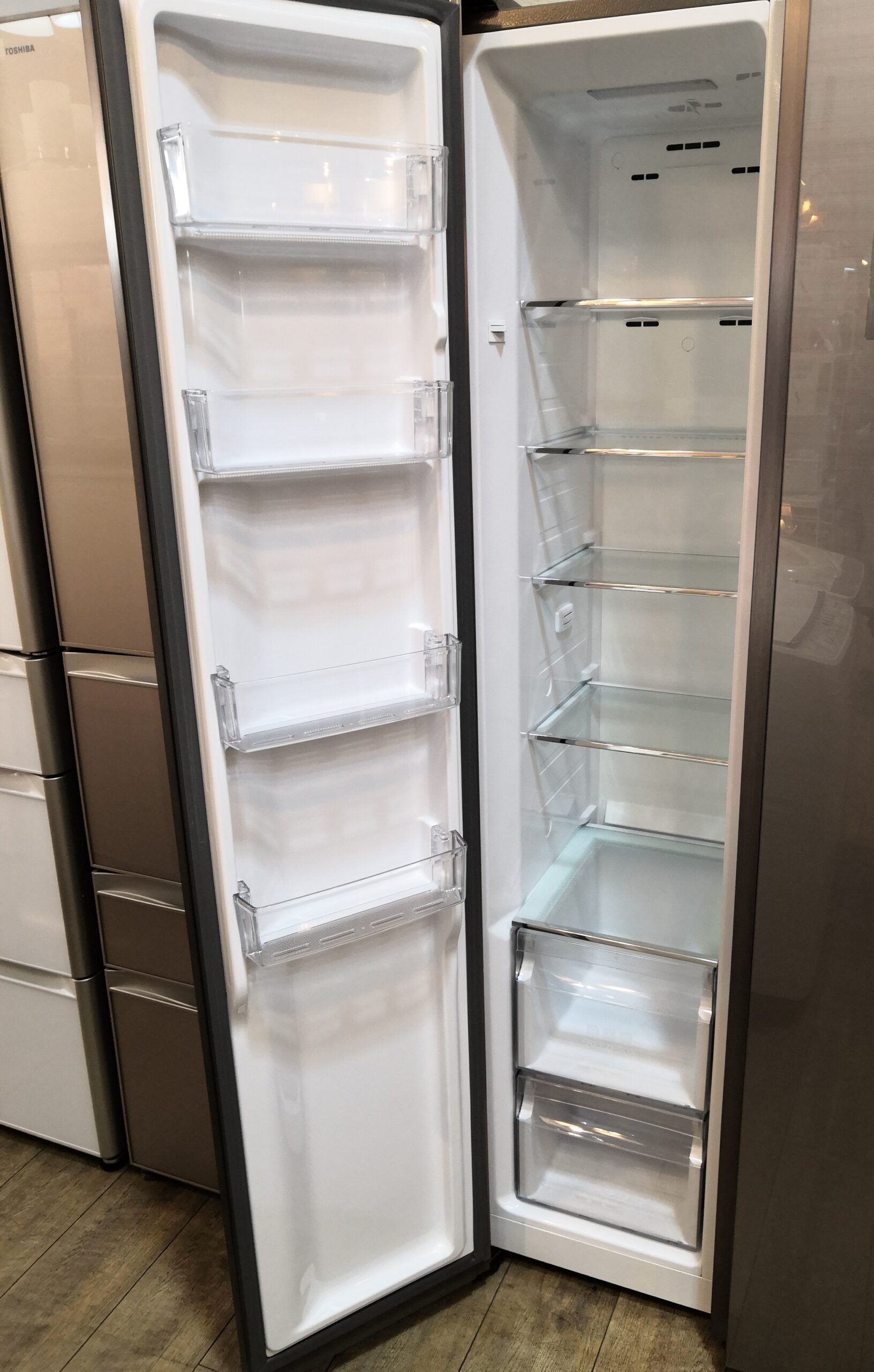 AQUA(アクア) 冷蔵庫 AQR-SBS45H フレンチドア - 冷蔵庫
