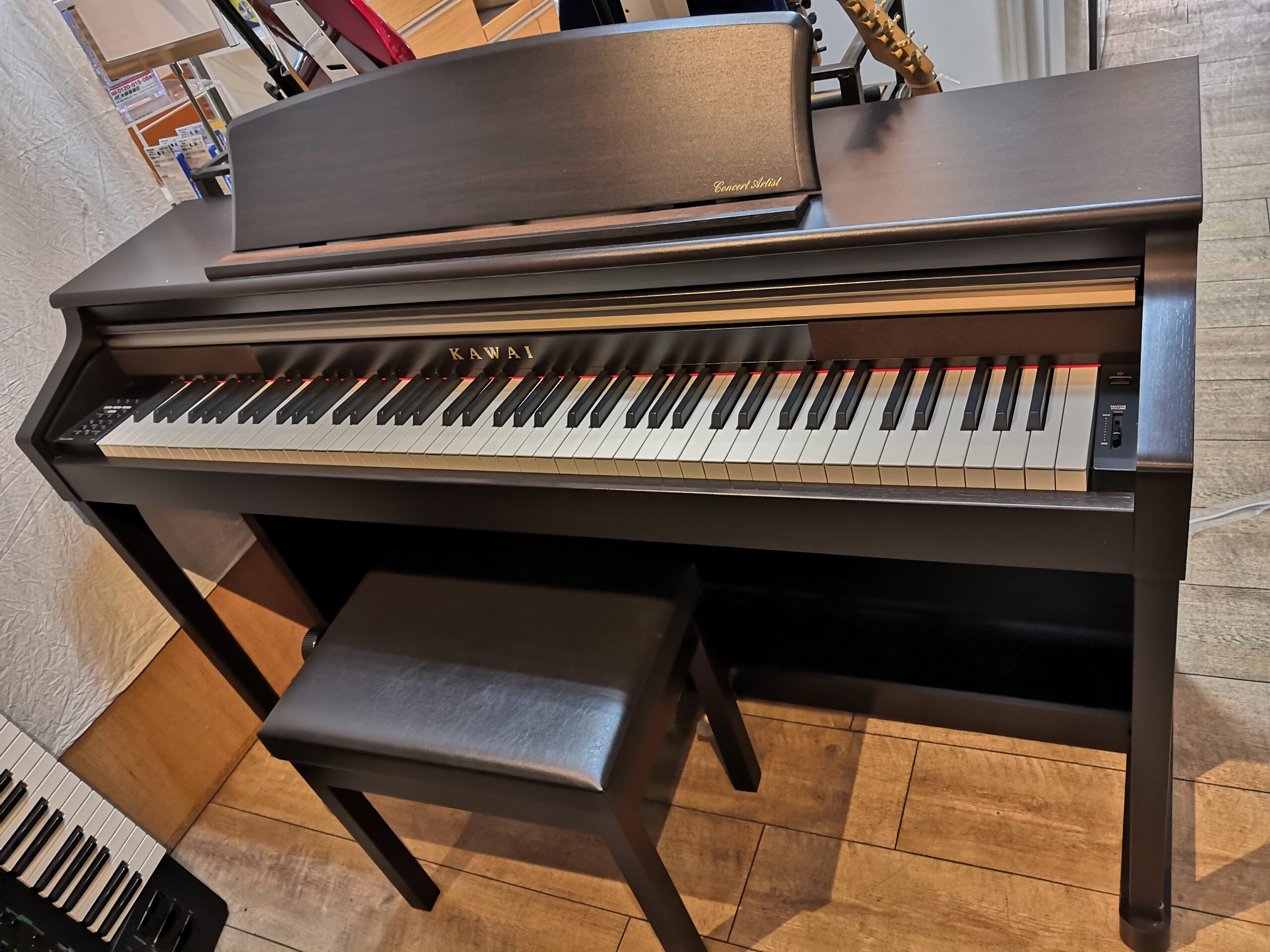 【美品】KAWAI 電子ピアノ 木製鍵盤 CA65R 【無料配送可能】