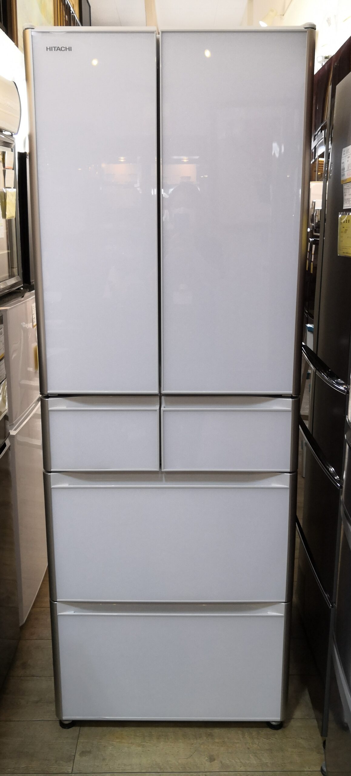 HITACHI 日立 2019年製 R-XG43K 真空チルド 430L 冷凍冷蔵庫 冷蔵庫 