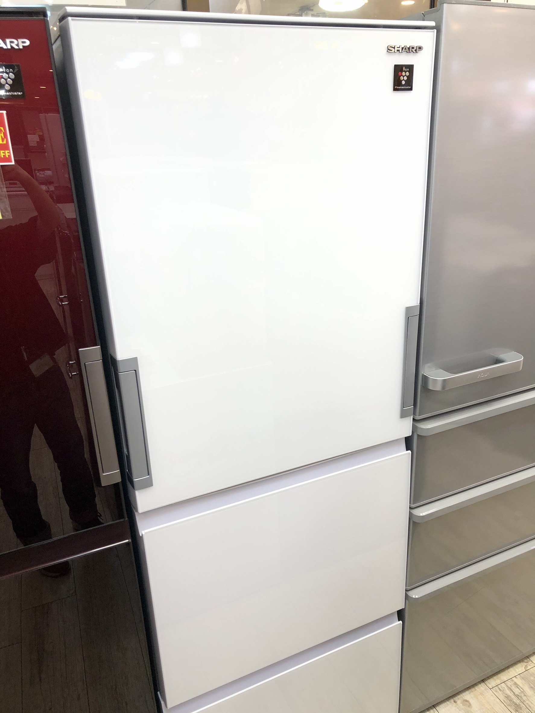 廃盤商品 値下げ！SHARP 冷蔵庫 SJ-GW35-T 2017年製 両開きドア - 生活家電