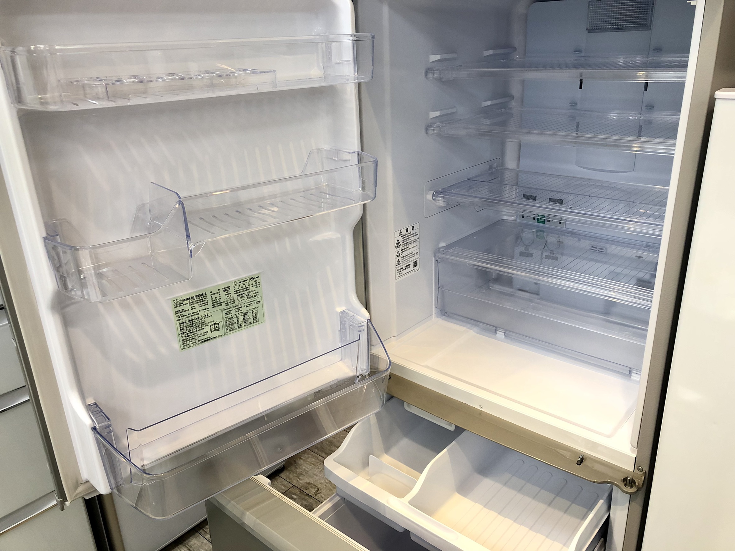 冷蔵庫 SHARP 2021年製152Lどっちも付け替えドア 21年製 - 冷蔵庫・冷凍庫