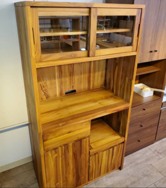 unico ウニコ 食器棚 キッチンボード カップボード - 収納/キッチン雑貨