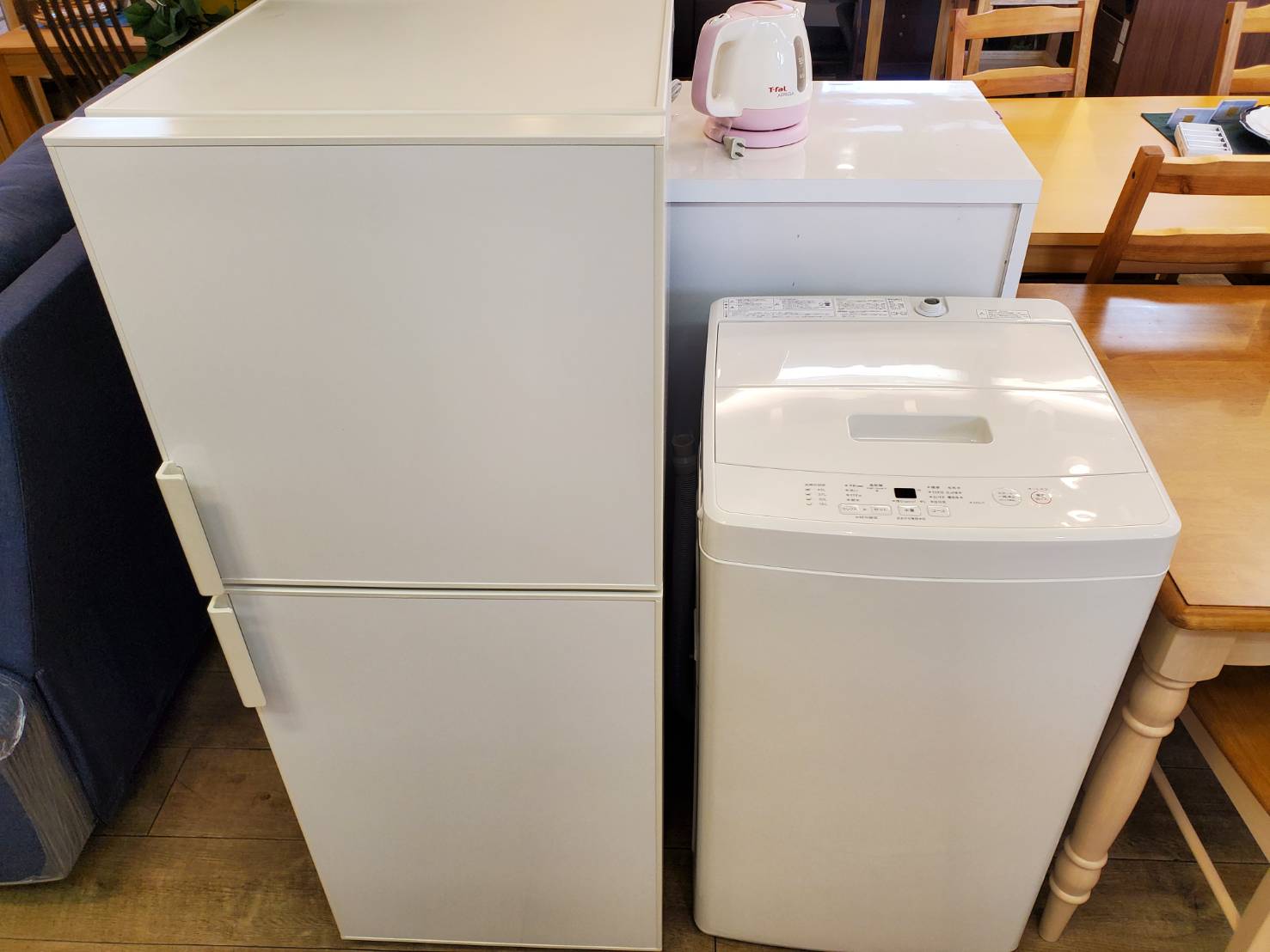 アイテム無印良品 冷蔵庫 洗濯機 2020年製 生活家電セット 清潔感 A0280 冷蔵庫・冷凍庫