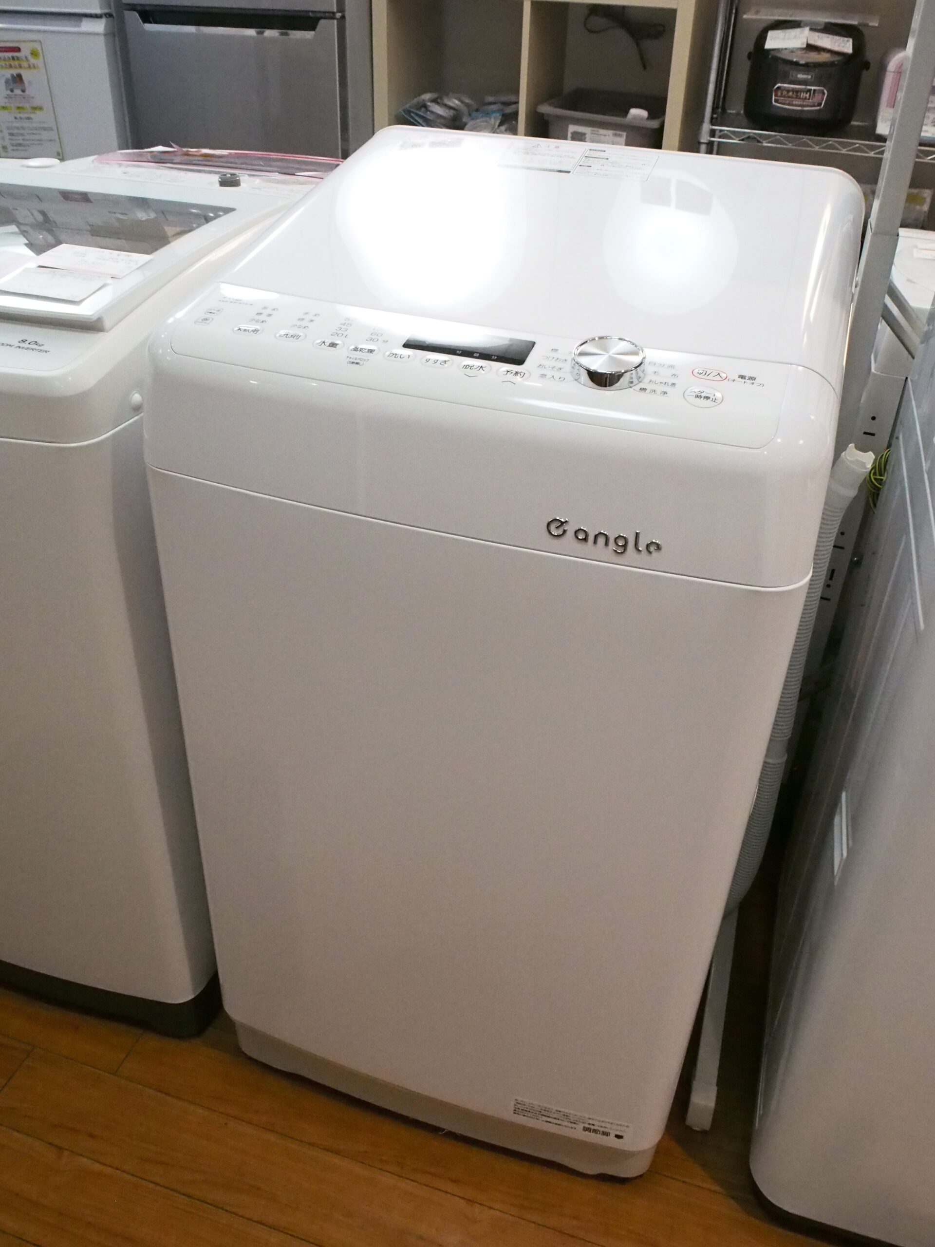 エディオン 洗濯機 ANG-WM-B70-W 2021年 乾燥 美品 k0437
