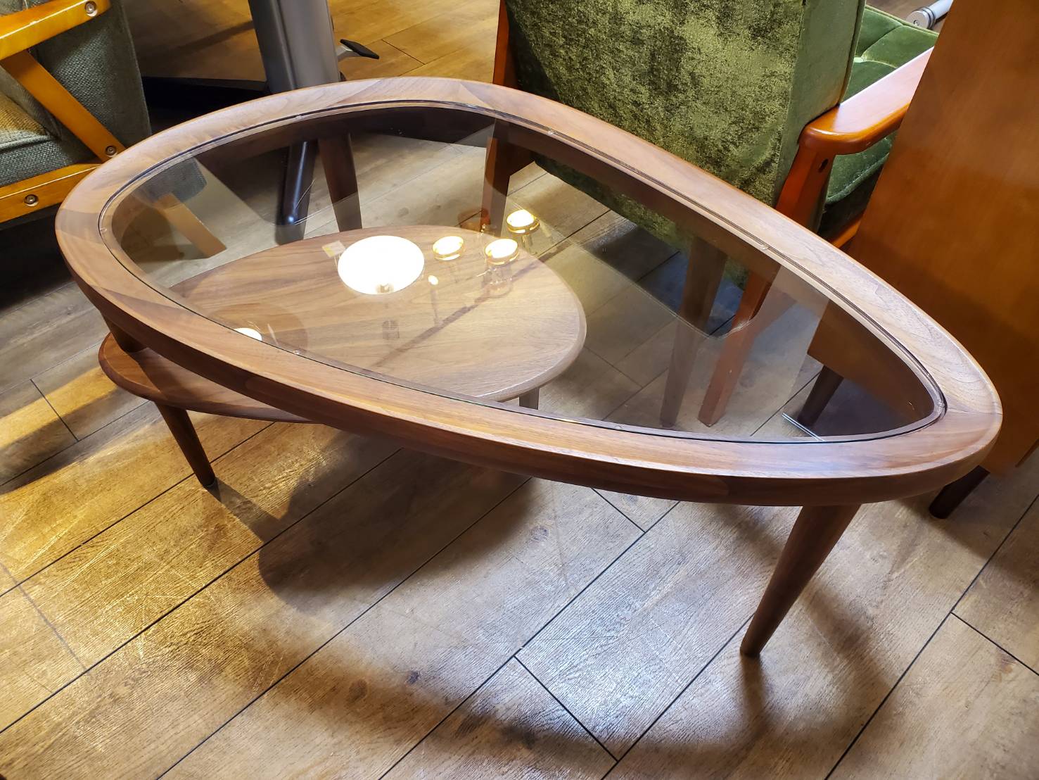 Elban エルバン ガラステーブル 幅105cm 高級感のあるモダンデザイン