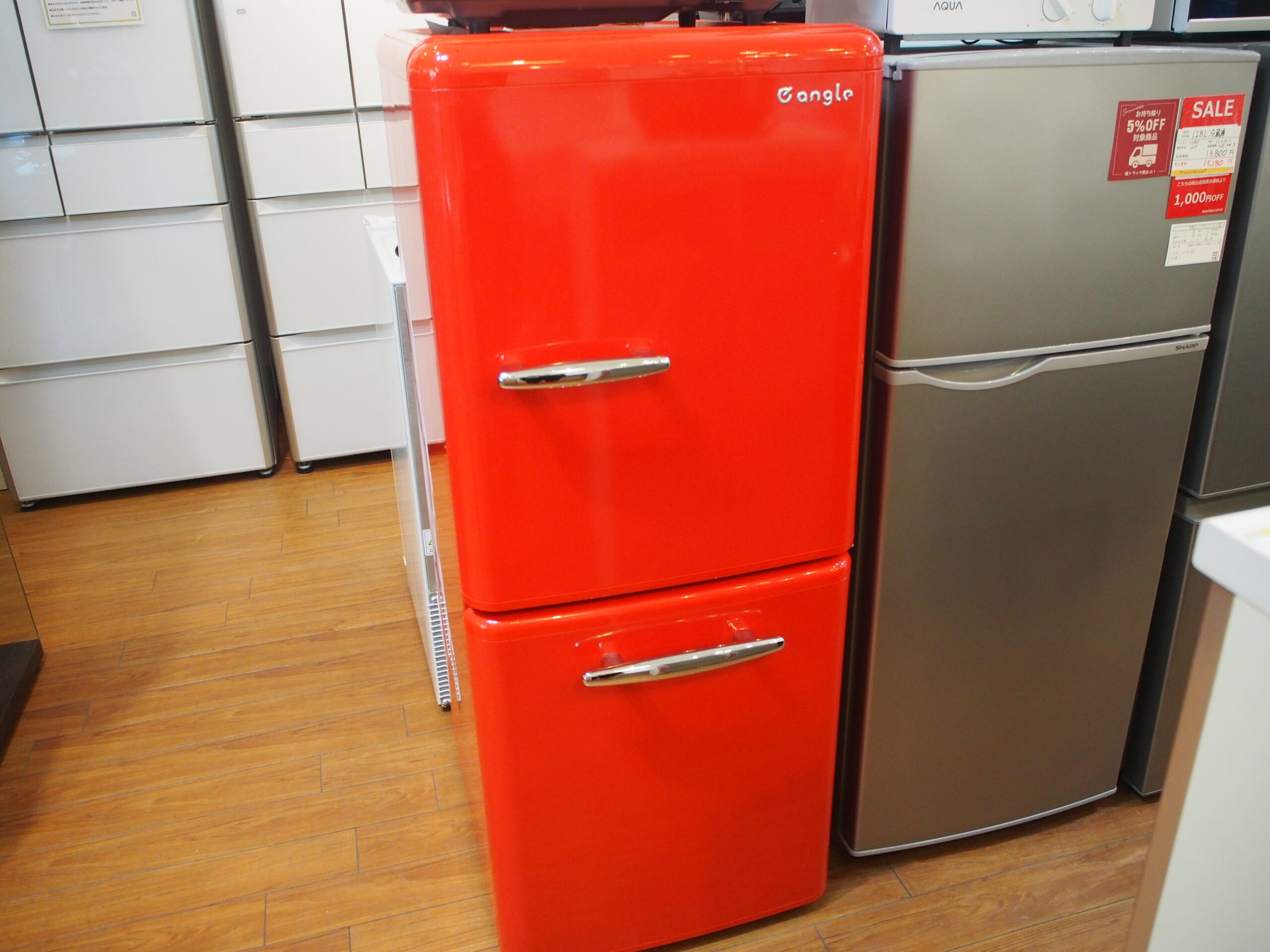 エディオン 2ドア 冷蔵庫 149L⚪︎型式