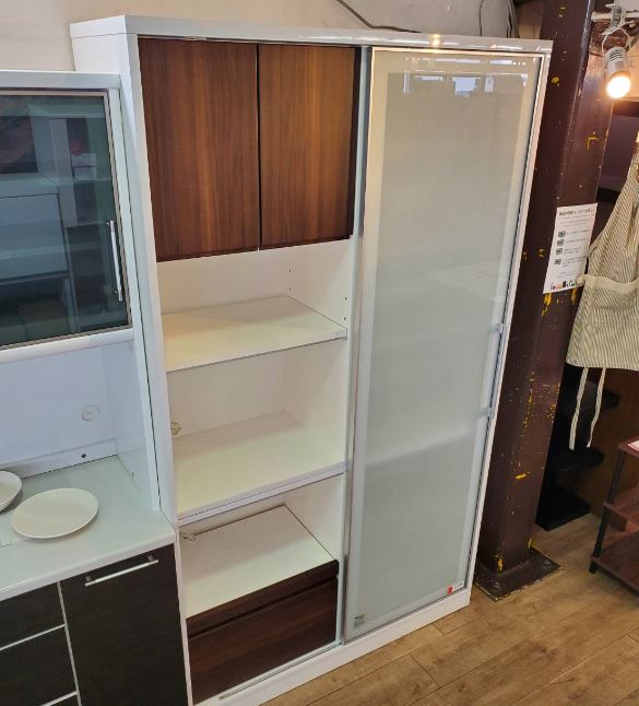 ☆MORITA モリタインテリア キッチンボード 食器棚 大容量収納 壁面 