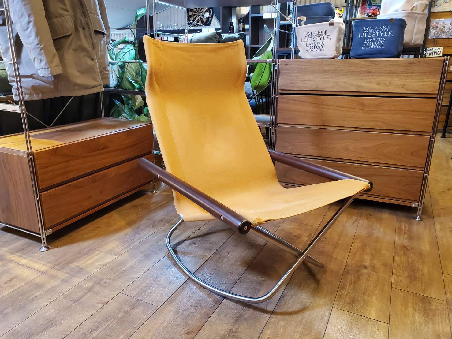 ニーチェアX オレンジ 美品 - 椅子