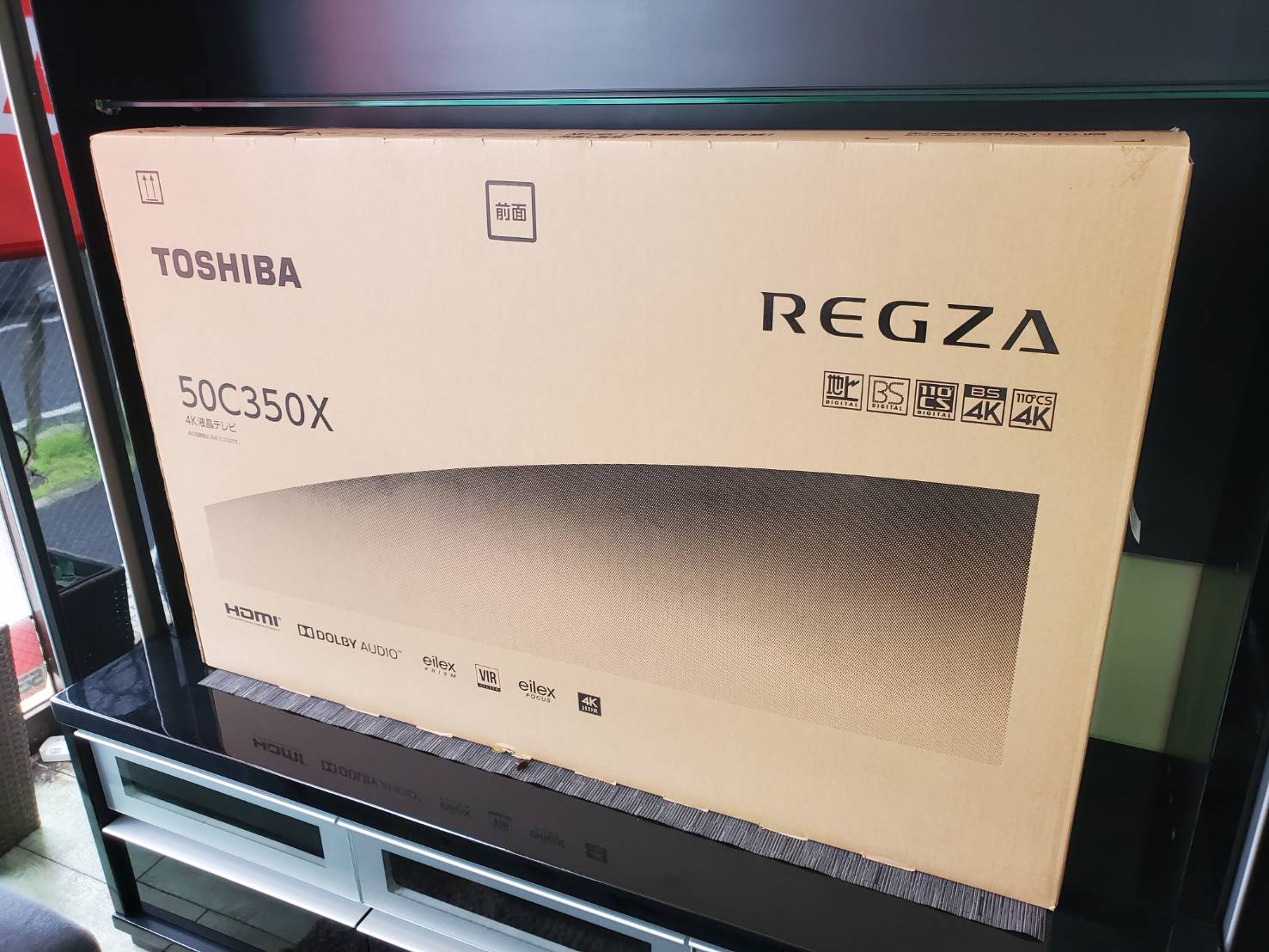 新品未開封】東芝REGZA 4K液晶テレビ 50C350X 50インチ - テレビ/映像機器