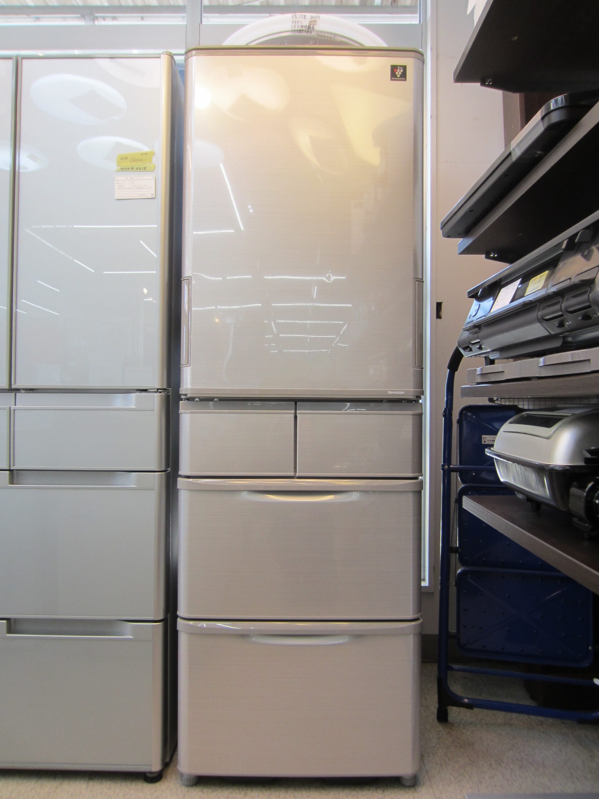 東芝冷蔵庫 自動製氷機能付 GR 42ZW - 冷蔵庫