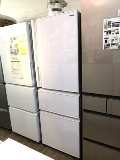 TOSHIBA 東芝 VEGETA ベジータ 3ドア 真ん中野菜室 2022年製 356L 冷蔵庫 1