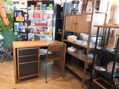 CRASH GATE Knot antiques オーク材 スチール シェルベス SHELVES デスク＆ワゴン ヴィンテージ調 LIL CHAIR リルチェア 