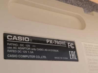 CASIO カシオ 2016年製 Privia PX-760 スリム スタイリッシュ 木目調 ホワイト 鍵盤楽器 楽器 88鍵盤 電子ピアノ 5