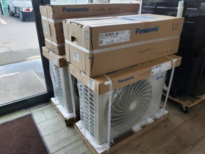 新品　未使用品　未開封品　Panasonic　パナソニック　4.0kw　3.6kw　ルームエアコン　エアコン　クーラー　空調　12畳用　14畳用　Eolia　エオリア　スタンダードモデル　内部クリーン　2023年モデル　冷暖房除湿　天井シャワー気流　すぐでる冷房　リサイクルショップ　再良市場　天白　名東　昭和　千種　瑞穂　緑　日進　豊明　東郷　おススメ　オススメ美品