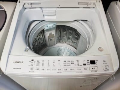 HITACHI　日立　8.0㎏　8㎏　洗濯機　全自動洗濯機　大型　大容量　BEAT WASH　ビートウォッシュ　BW-V80H　ナイアガラビート洗浄　縦型　タテ型　シワ低減洗濯　おしゃれ着　デリケートコース　ほぐし脱水　上開き　自動おそうじ　リサイクル　最良市場　天白区　名東区　昭和区　千種区　瑞穂区　緑区　日進市　豊明市　東郷町　買取　出張買取　高価買取　販売　お値打ち　特価　1点物　1点モノ　早い者勝ち　おすすめ　おしゃれ　中古品