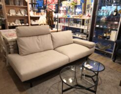 関家具 RELAX FORM COSTANA コスターナ ハイバック レザーテックス 片側アーム 3シーターソファ