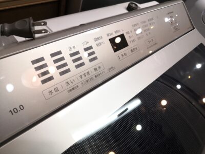 Panasonic 2021年製 NA-FA100H9 ビックサークル投入口 泡洗浄 パワフル立体水流 縦型 10Kg 全自動洗濯機 3