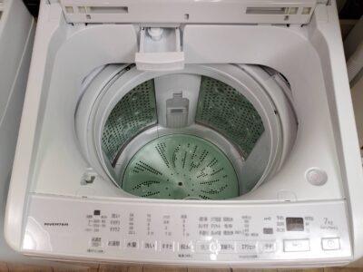 HITACHI　日立　BEATWASH　ビートウォッシュ　7.0㎏　7㎏　洗濯機　全自動洗濯機　2022年製　BW-V70HE2　大容量　タテ型　縦型　ホワイト　黄ばみ除去　黄ばみ予防　槽洗浄　自動おそうじ　静音　コンパクト　省エネ　部屋干しコース　インバーター　ナイアガラビート洗浄　リサイクル　最良市場　天白区　名東区　昭和区　千種区　瑞穂区　緑区　日進市　豊明市　東郷町　買取　出張買取　高価買取　販売　お値打ち　特価　1点物　1点モノ　早い者勝ち　おすすめ　おしゃれ　中古品　中古美品　キレイ