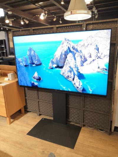 SHARP 2021年製 4K対応 4T-C60DN1 EQUALS イコールズ ウォールインテリア スタンド付き 60インチ 液晶テレビ