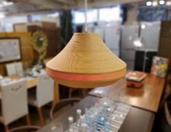 BUNACO　ブナコ　ペンダントライト　Lamp　照明　ライト　ブナ材　無垢材　天然木　ナチュラル　カフェ風　古民家風　和風　和室　溶質　三次元　1灯照明　リサイクルショップ　再良市場　天白　名東　昭和　千種　瑞穂　緑　日進　豊明　東郷　おススメ　オススメ お洒落　オシャレ　中古　美品