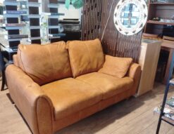 関家具 RELAX FORM レザーテックス キャメル HENRY ヘンリー 2人掛け 2シーターソファ